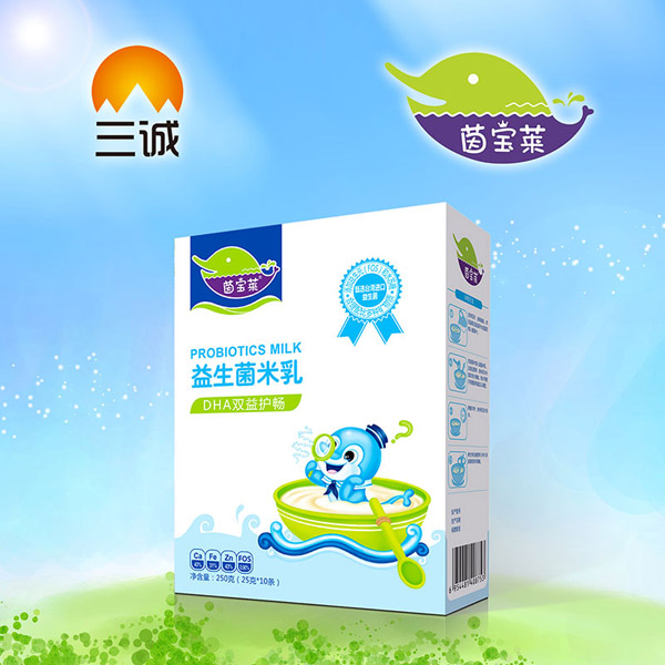   茵寶萊DHA雙益護暢益生菌米乳盒裝