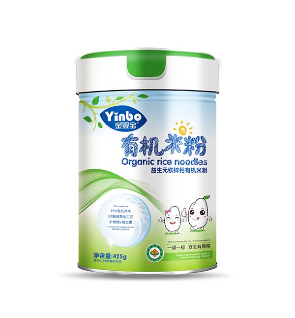   金嬰寶有機米粉-益生元鐵鋅鈣