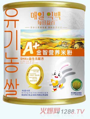 每日益百米粉DHA+益生元配方桶裝