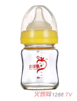 小蘋果抗摔玻璃奶瓶120ml