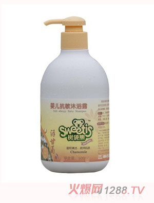 樹袋熊洋甘菊嬰兒抗敏沐浴露500ml