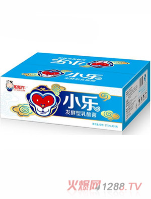 聰聰牛小樂(lè)發(fā)酵型乳酸菌飲料175mlx24瓶