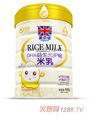 英貝臣米乳鐵聽-DHA益生元護暢