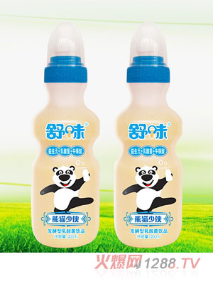 舒味熊貓少俠乳酸菌200ml