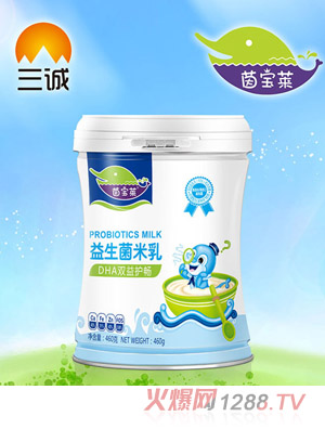 茵寶萊DHA雙益護(hù)暢益生菌米乳罐裝