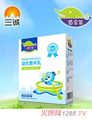 茵寶萊DHA雙益護(hù)暢益生菌米乳盒裝