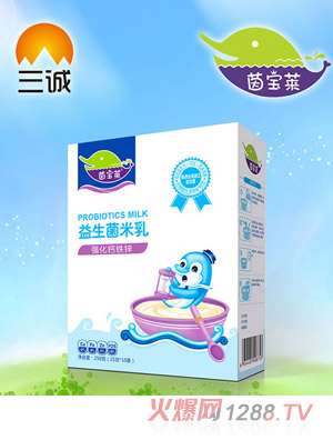 茵寶萊強(qiáng)化鈣鐵鋅益生菌米乳盒裝