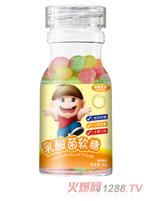 嶺南寶貝乳酸菌軟糖 80g