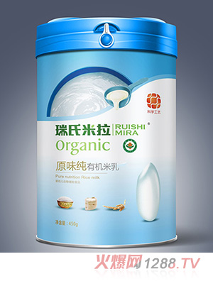 瑞氏米拉原味純有機米乳450g