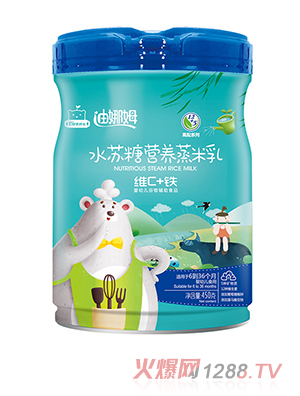 迪娜姆水蘇糖營養(yǎng)蒸米乳 維C+鐵