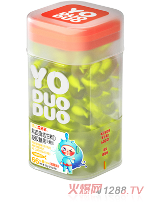 YODUODUO葆貝益多多果蔬高維生素D凝膠糖果（無(wú)糖型）