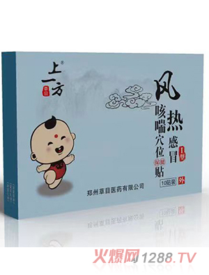 上一方風熱感冒咳喘穴位保健貼Ⅰ型