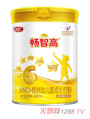 美廬暢智高HMO+核桃肽兒童成長(zhǎng)奶粉